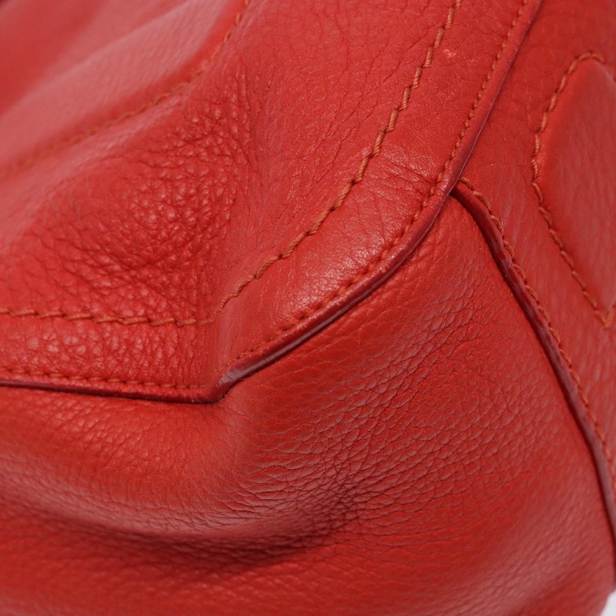 Salvatore Ferragamo Vala Handbag Leather, RED, LEATHER, Handbag