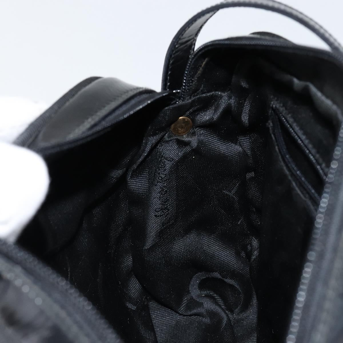 Salvatore Ferragamo Vala Shoulder Bag Patent Leather, BLACK, PATENT_LEATHER, Shoulder bag