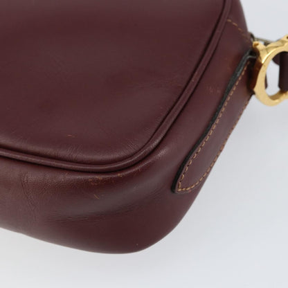 cartier Must de Cartier Shoulder Bag Leather, BURGUNDY, LEATHER, Shoulder bag