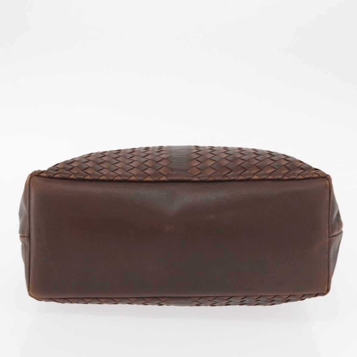 Bottega Veneta Tote Intrecciato Nappa, BROWN, LEATHER, Tote bag