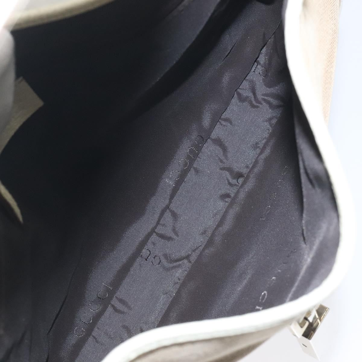 Gucci Vintage Jackie O Hobo Canvas and leather, BEIGE, CANVAS, Shoulder bag