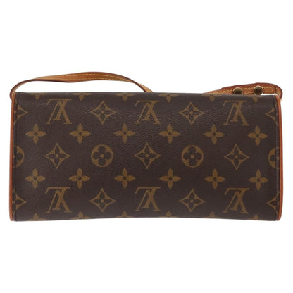Louis Vuitton Twin Handbag Monogram Canvas, BROWN, CANVAS, Shoulder bag