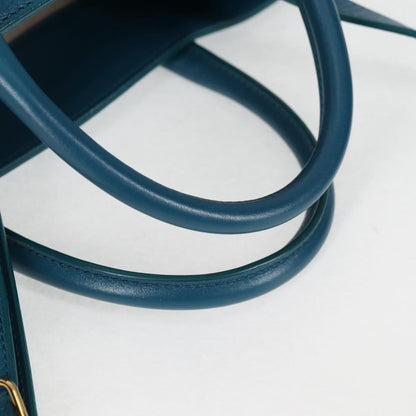 Balenciaga Padlock All Afternoon Tote Leather, BLUE, LEATHER, Handbag