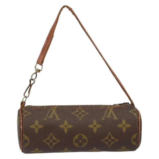 Louis Vuitton Papillon Pochette Monogram Canvas, BROWN, CANVAS, Clutche & pouche
