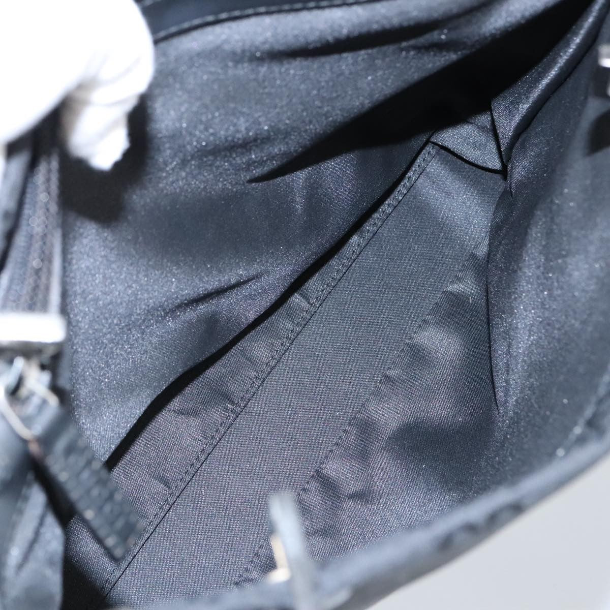 Gucci Vintage Bamboo Handle Tote GG Nylon, BLACK, NYLON, Tote bag