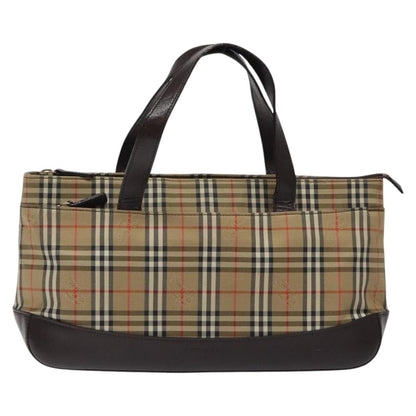 Burberry Nova Check Handbag Nova Check Canvas and leather, BEIGE, CANVAS, Handbag