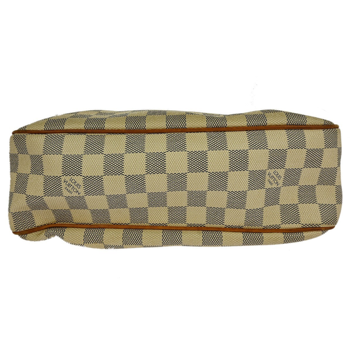 Louis Vuitton Siracusa Handbag Damier, WHITE, CANVAS, Shoulder bag