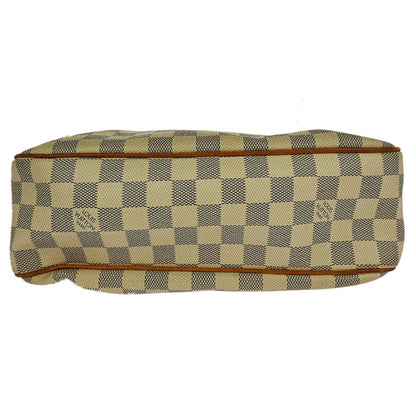 Louis Vuitton Siracusa Handbag Damier, WHITE, CANVAS, Shoulder bag