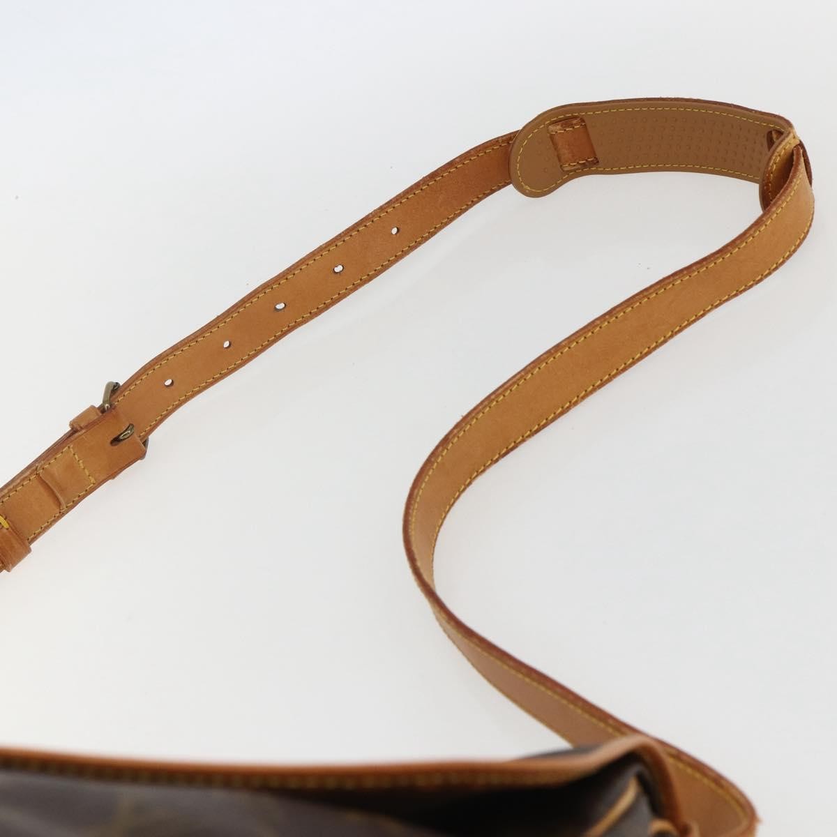 Louis Vuitton Saumur Handbag Monogram Canvas, BROWN, CANVAS, Shoulder bag