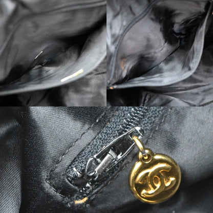 Chanel Vintage CC Flap Backpack Leather, BROWN, LEATHER, Backpack