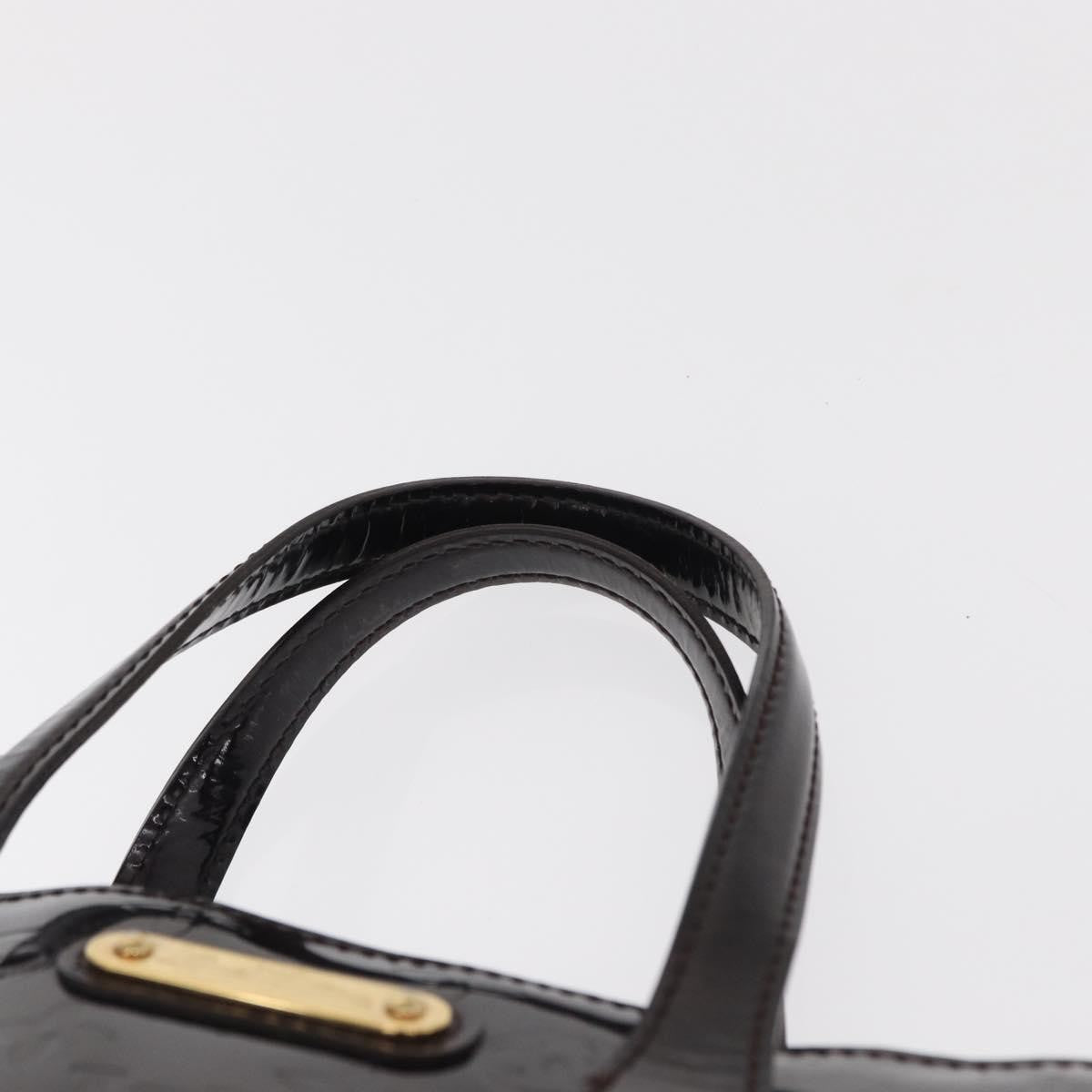 Louis Vuitton Wilshire Handbag Monogram Vernis, BURGUNDY, PATENT_LEATHER, Handbag