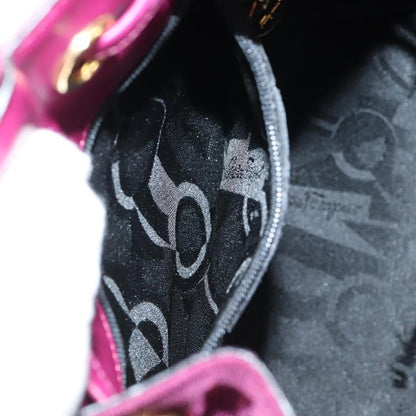 Salvatore Ferragamo Vala Backpack Canvas, PURPLE, CANVAS, Backpack