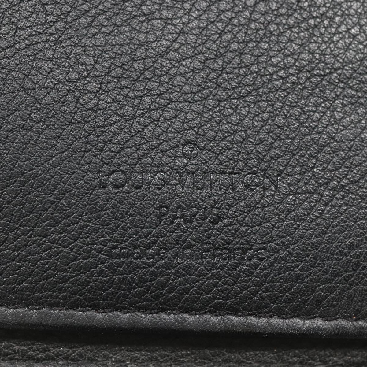 Louis Vuitton Zippy wallet vertical Taurillon Leather, BLACK, LEATHER, Wallets