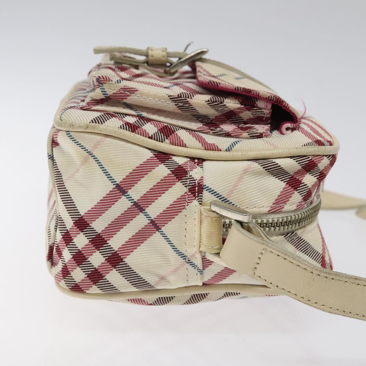 Burberry Nova Check Blue Label Nylon, BEIGE, NYLON, Shoulder bag