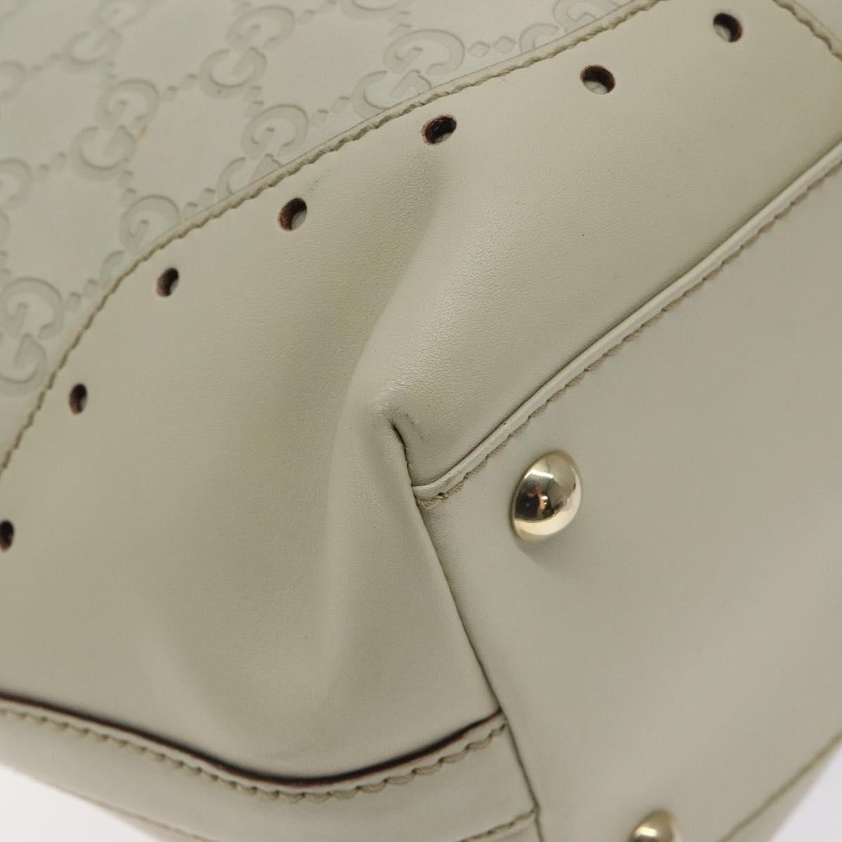 Gucci Punch Tote Guccissima Leather, WHITE, CANVAS, Tote bag