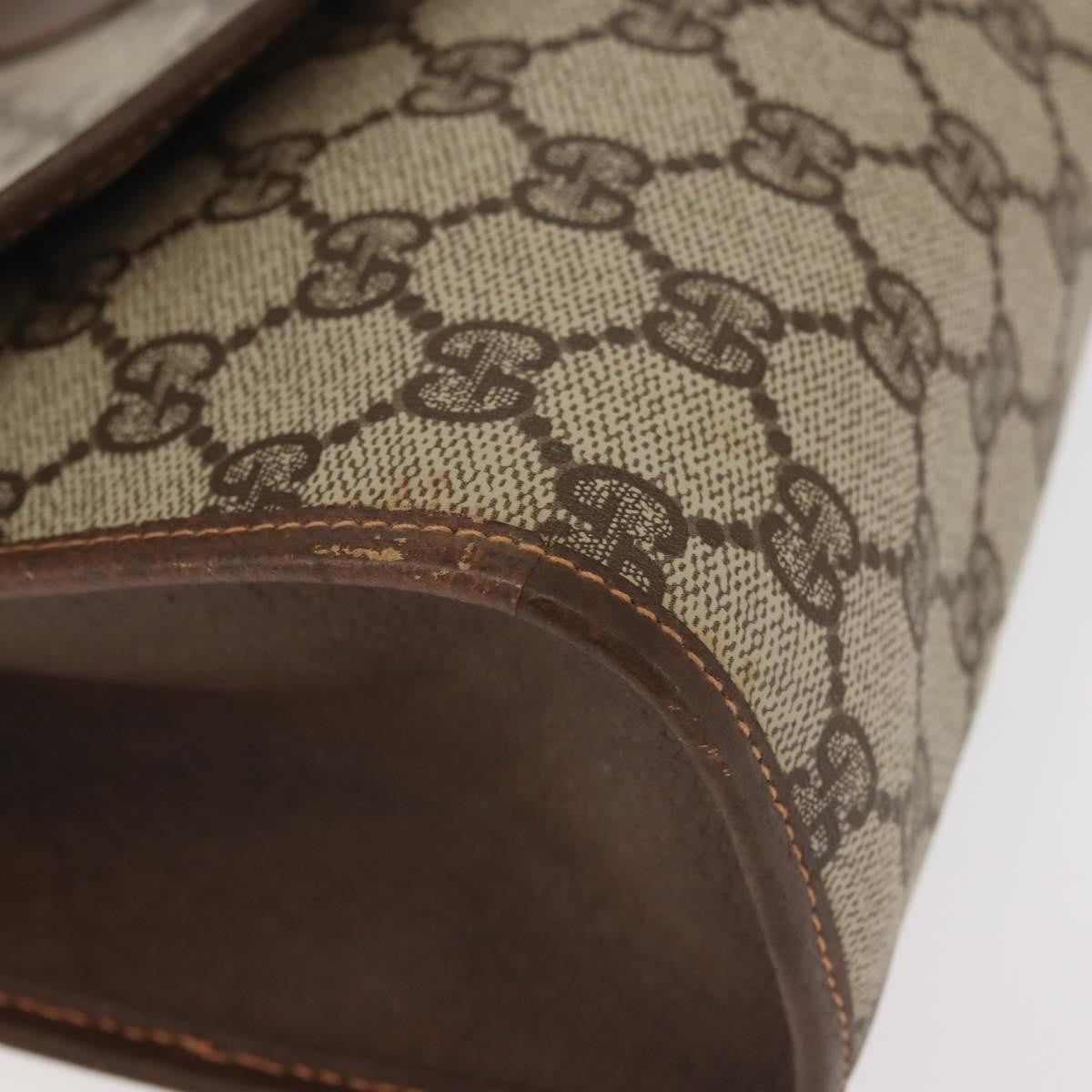 Gucci Vintage old clutch Canvas, BEIGE, PVC, Clutche & pouche