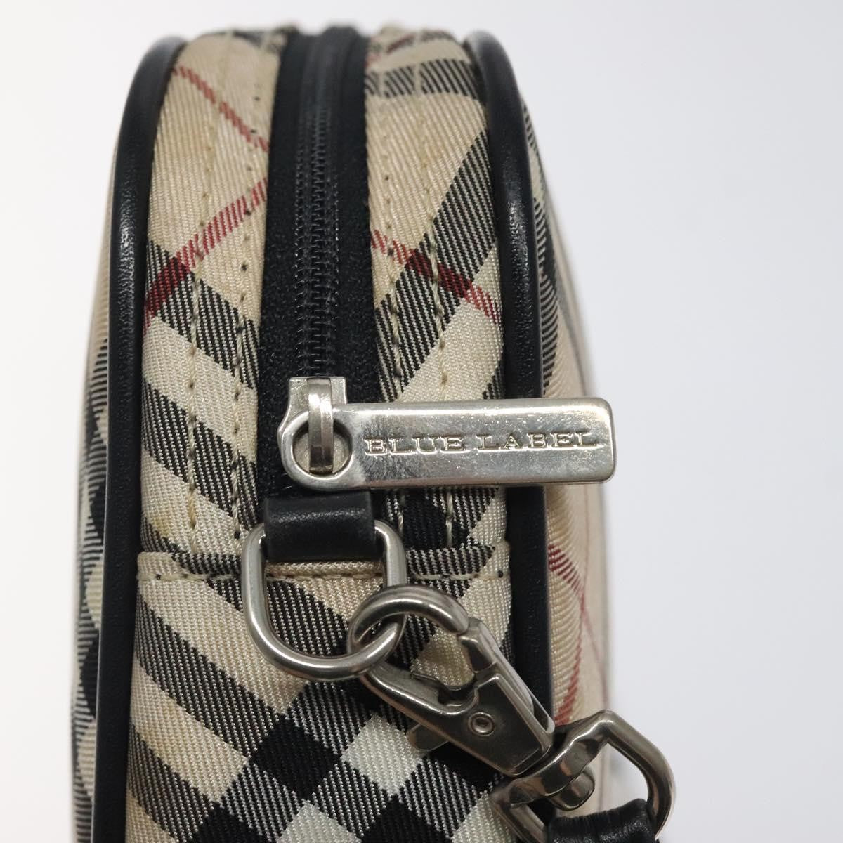 Burberry Nova check Pochette Canvas, BEIGE, NYLON, Clutche & pouche