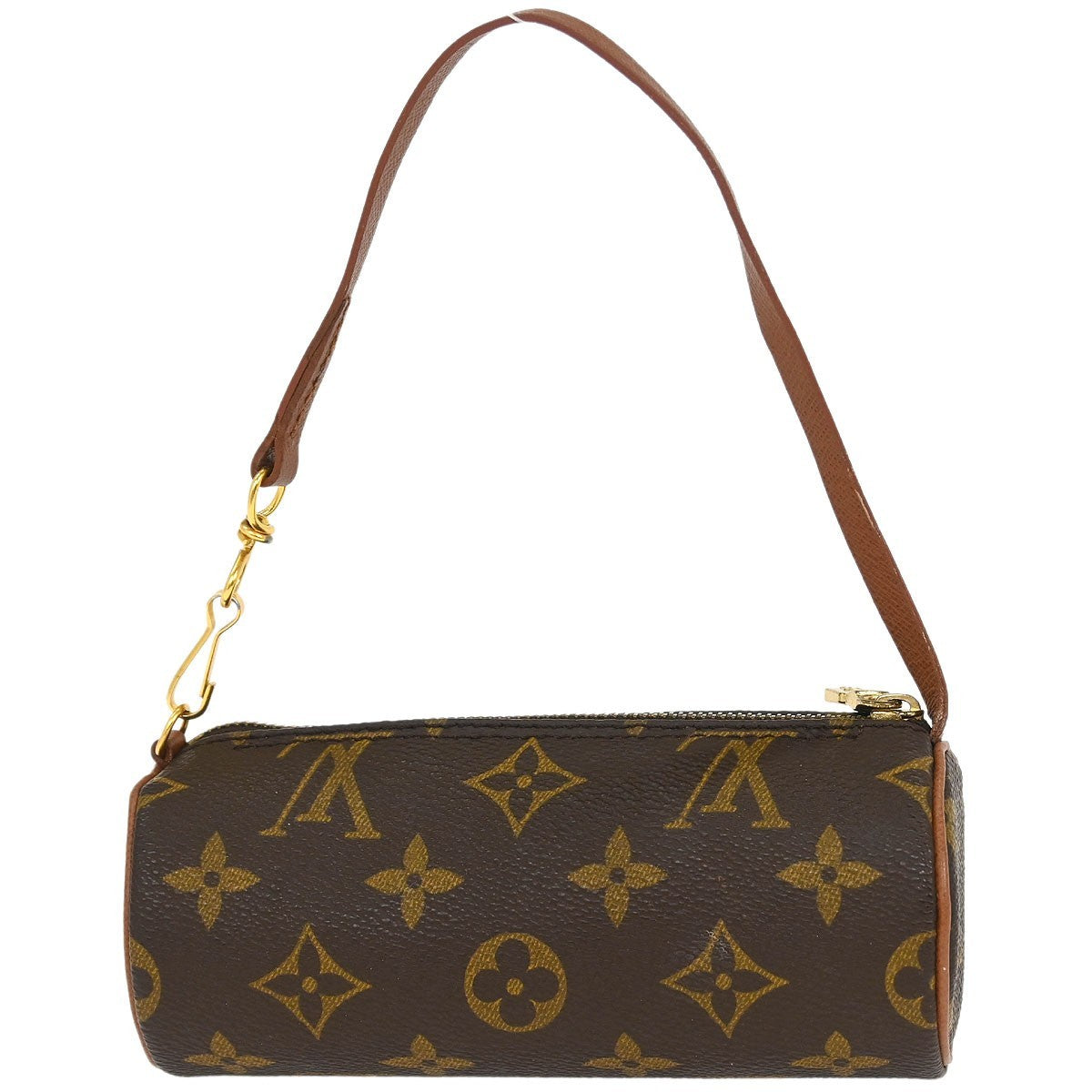 Louis Vuitton Papillon Pochette Monogram Canvas, BROWN, CANVAS, Clutche & pouche