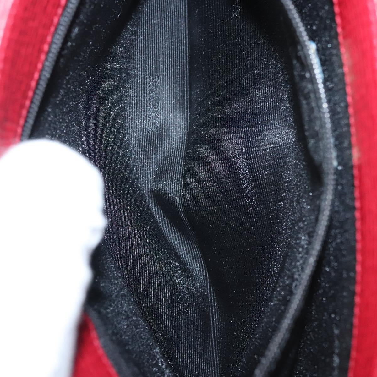 Loewe Anagram Shoulder Bag Leather, RED, SUEDE, Shoulder bag