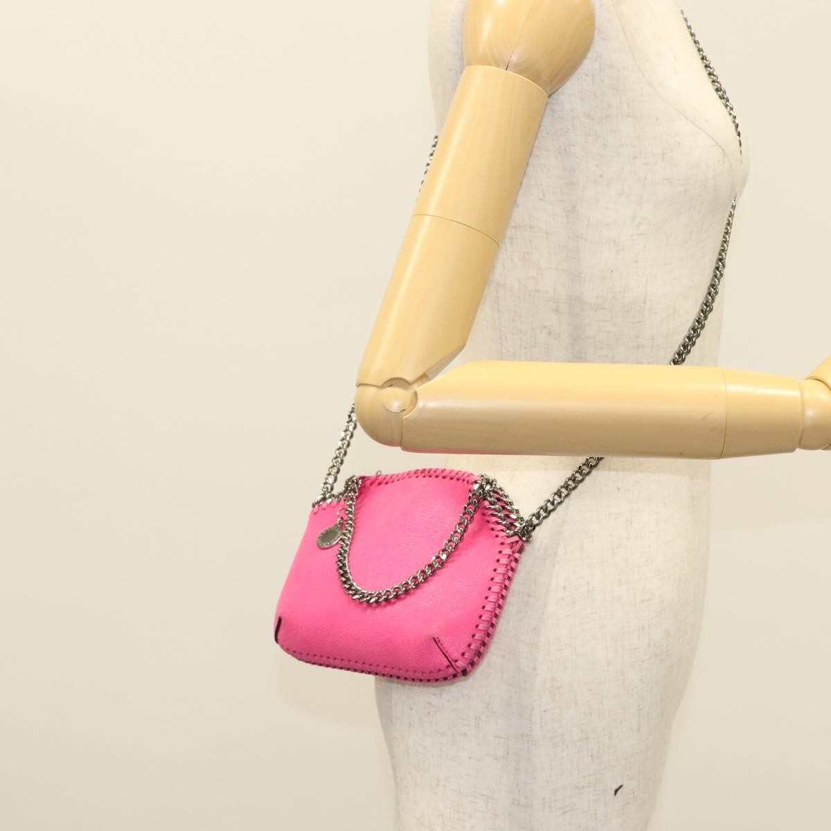 Stella McCartney Falabella Tote Suede, PINK, SUEDE, Tote bag