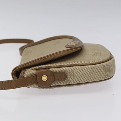 Burberry Vintage Shoulder Bag Canvas, BEIGE, CANVAS, Shoulder bag