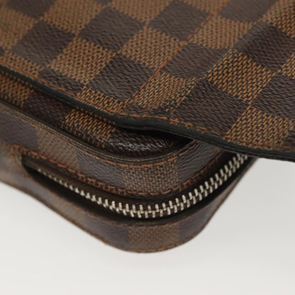 Louis Vuitton Geronimos Waist Bag Damier, BROWN, CANVAS, Shoulder bag