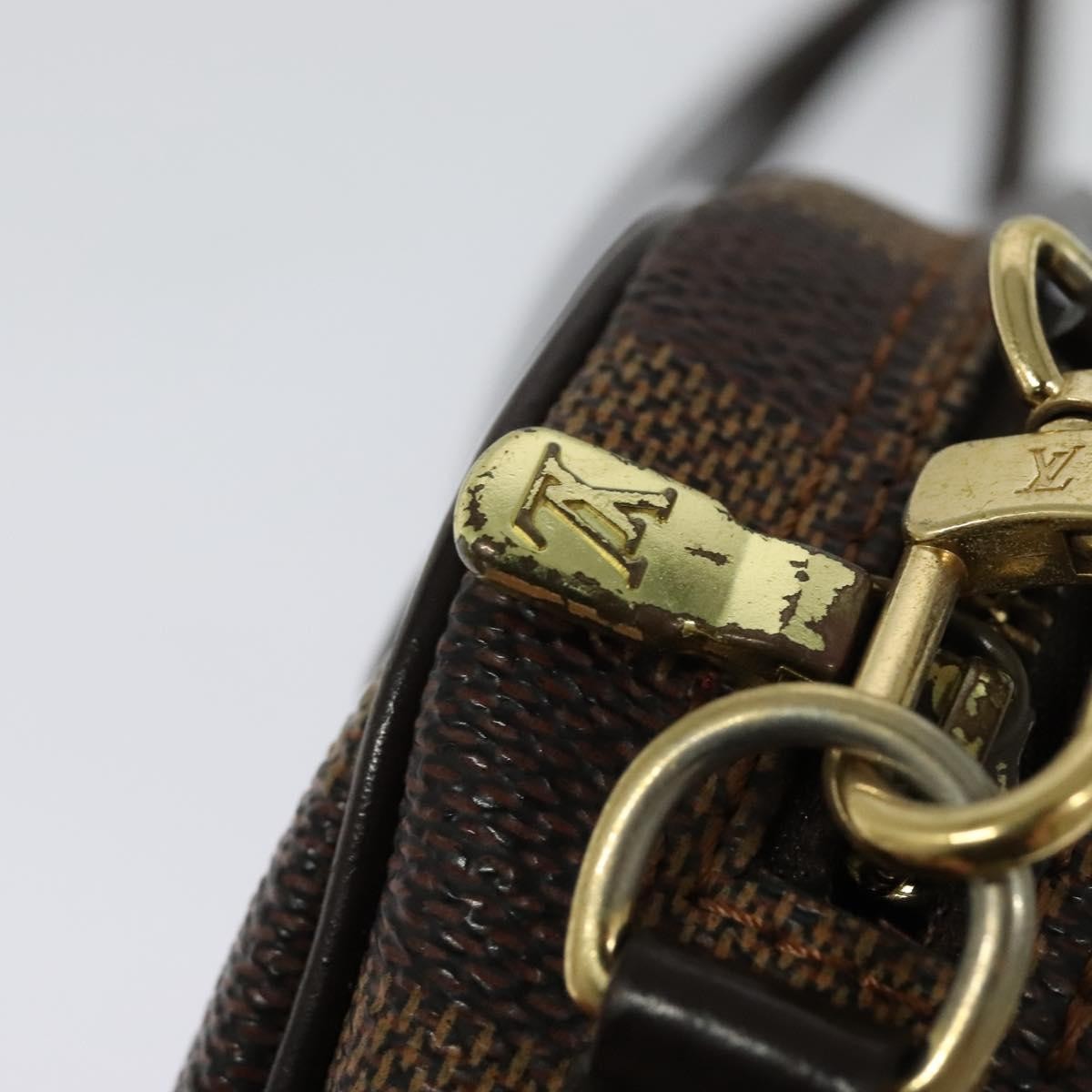 Louis Vuitton Ipanema Pochette Damier, BROWN, CANVAS, Shoulder bag