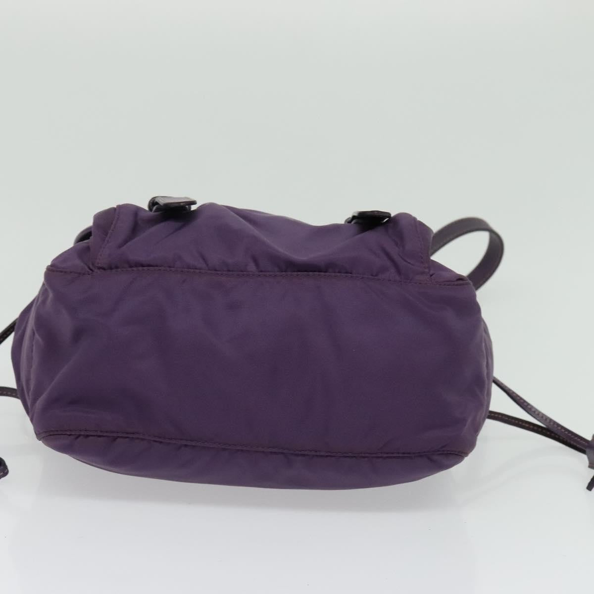 Prada Double Buckle Flap Camera Bag Tessuto, PURPLE, NYLON, Shoulder bag