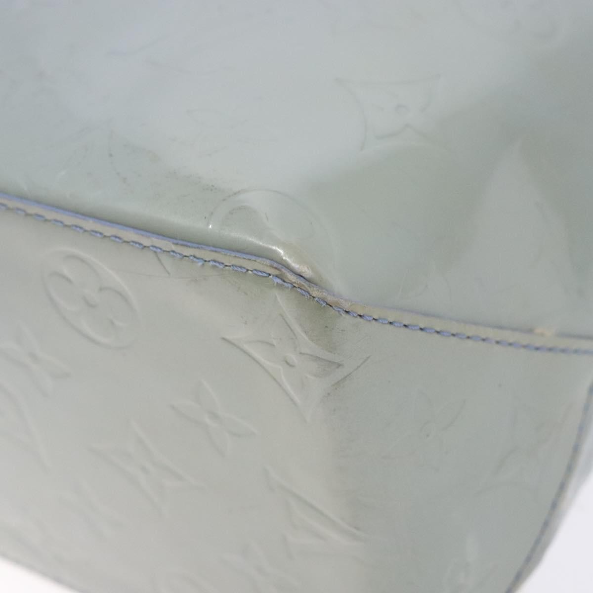 Louis Vuitton Reade Handbag Monogram Vernis, BLUE, PATENT_LEATHER, Handbag