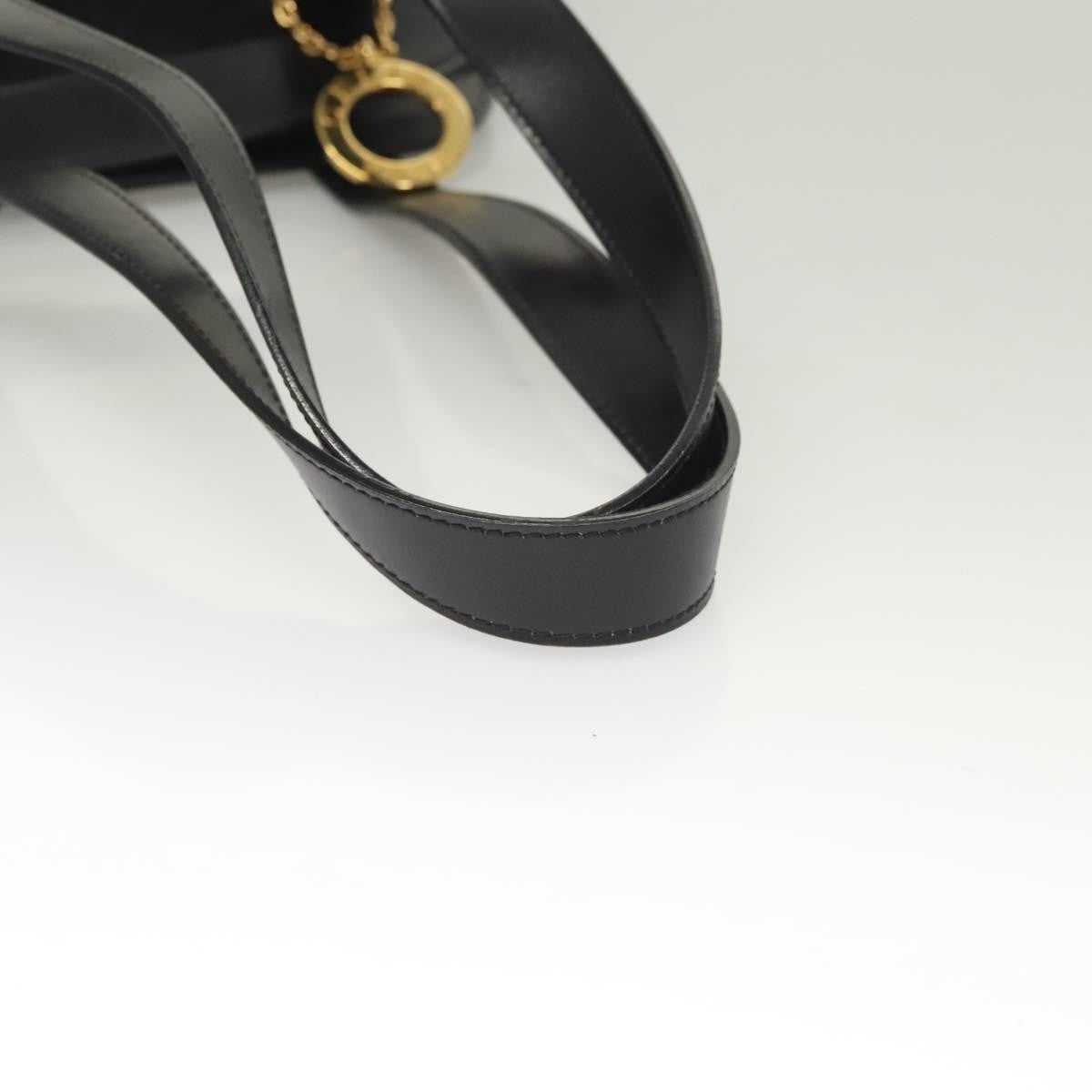 Celine Shoulder Bag Suede and leather, BLACK, SUEDE, Shoulder bag