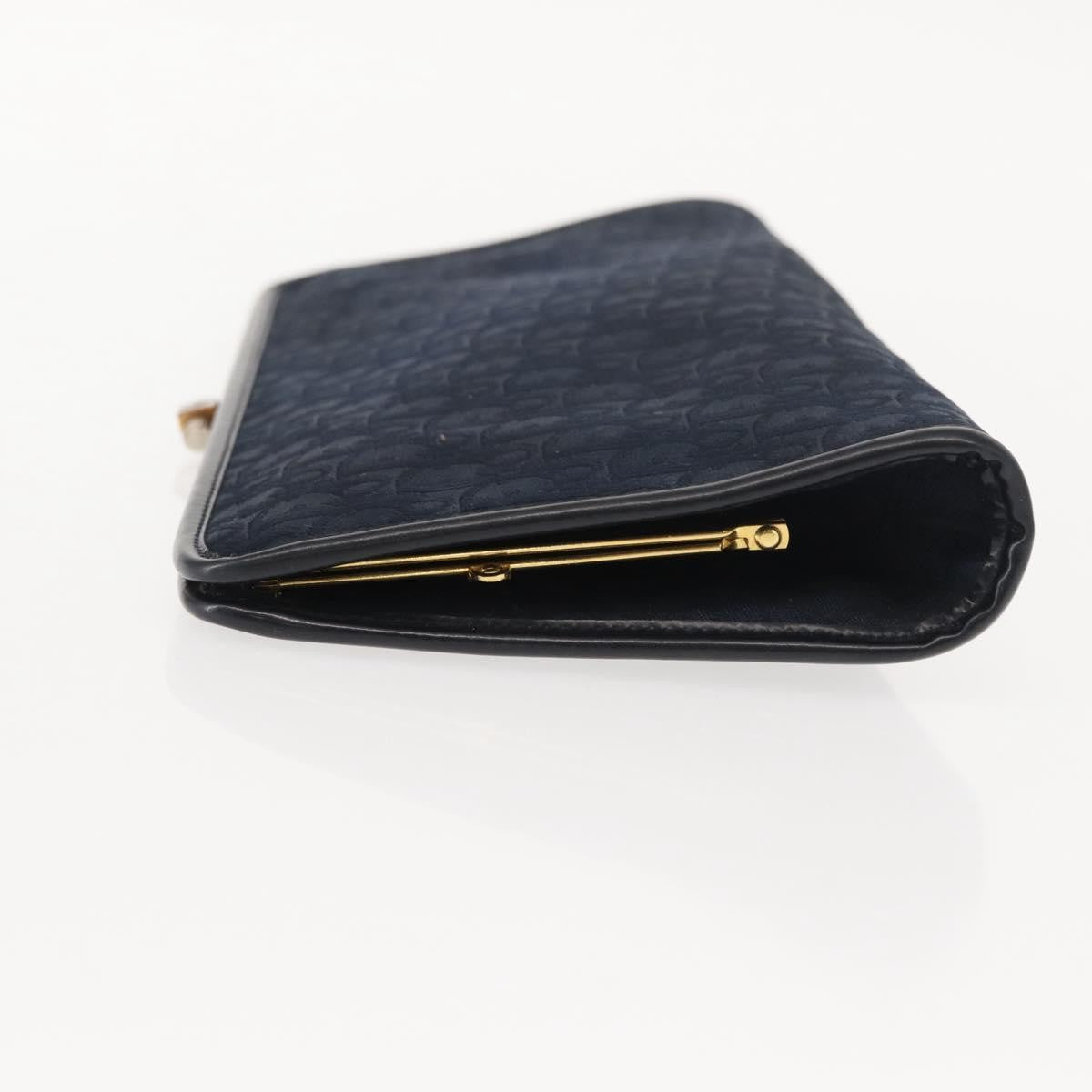 Christian Dior Vintage Trotter Pouch Canvas, NAVY, CANVAS, Clutche & pouche