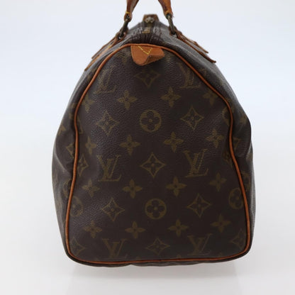 Louis Vuitton Speedy Handbag Monogram Canvas, BROWN, CANVAS, Handbag