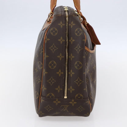 Louis Vuitton Deauville Handbag Monogram Canvas, BROWN, CANVAS, Handbag