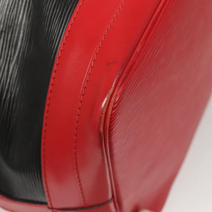 Louis Vuitton Bicolor Noe Handbag Epi Leather, BLACK, LEATHER, Shoulder bag