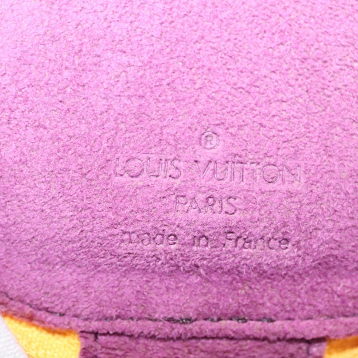 Louis Vuitton Ecrin Bijoux Pouch Epi Leather, YELLOW, LEATHER, Clutche & pouche