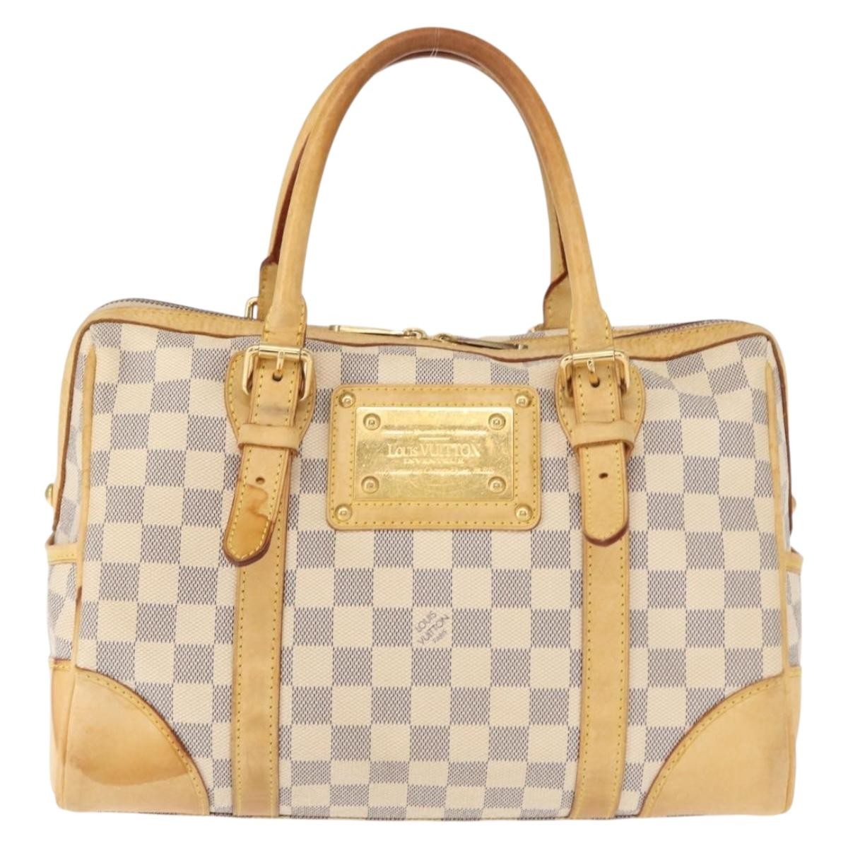 Louis Vuitton Berkeley Handbag Damier, BEIGE, CANVAS, Handbag