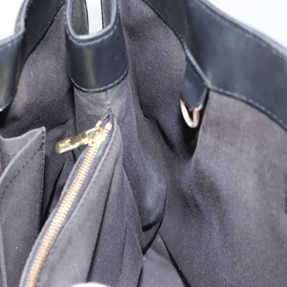 Louis Vuitton Mandara Handbag Epi Leather, BLACK, LEATHER, Shoulder bag