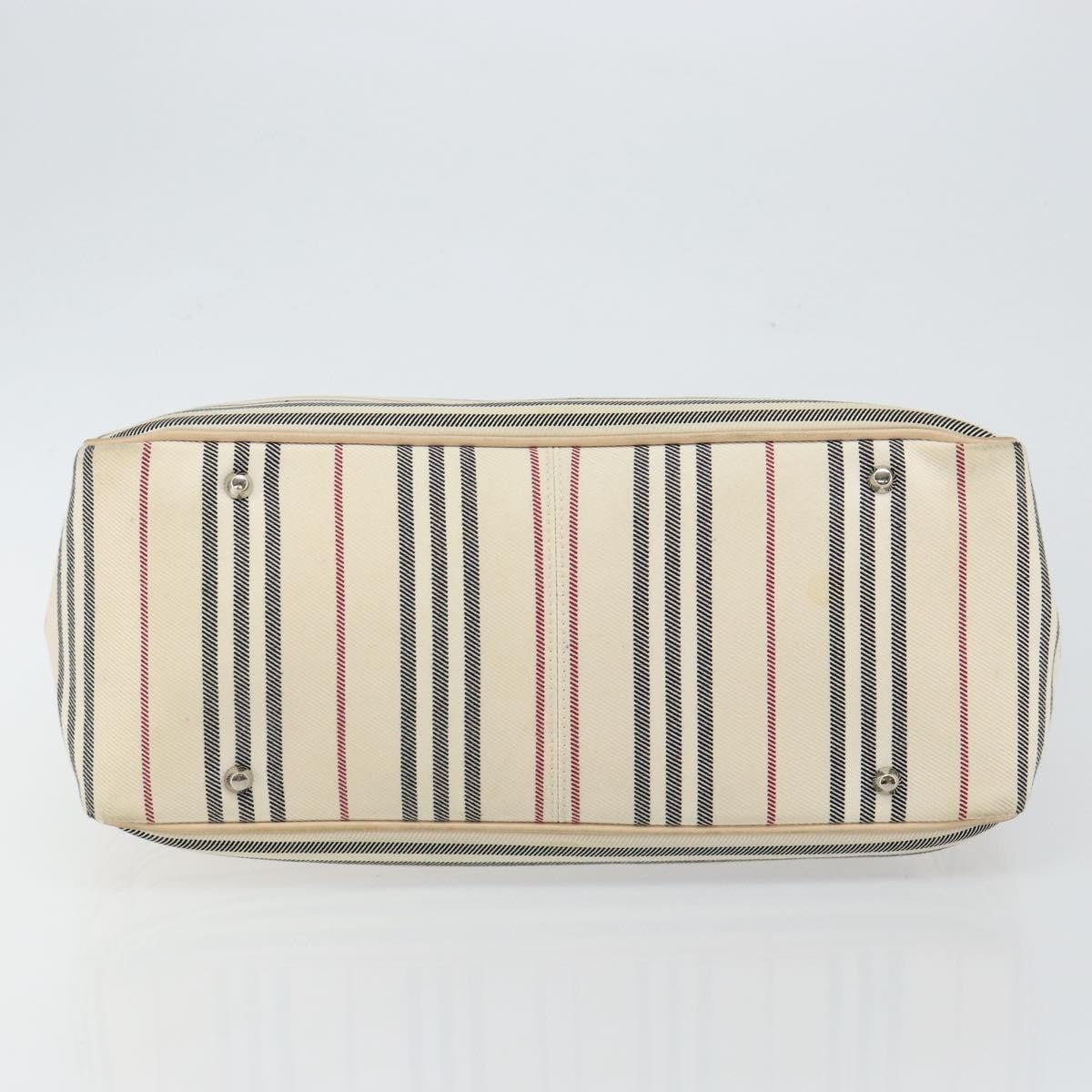 Burberry Nova Check Tote Canvas and Leather, BEIGE, CANVAS, Tote bag