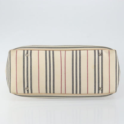 Burberry Nova Check Tote Canvas and Leather, BEIGE, CANVAS, Tote bag