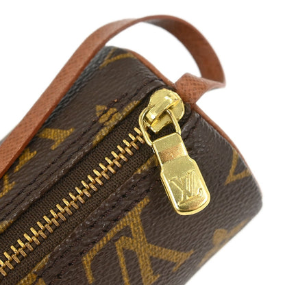 Louis Vuitton Papillon Pochette Monogram Canvas, BROWN, CANVAS, Clutche & pouche