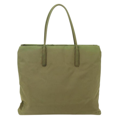 Prada Vintage Tote Tessuto, GREEN, NYLON, Tote bag