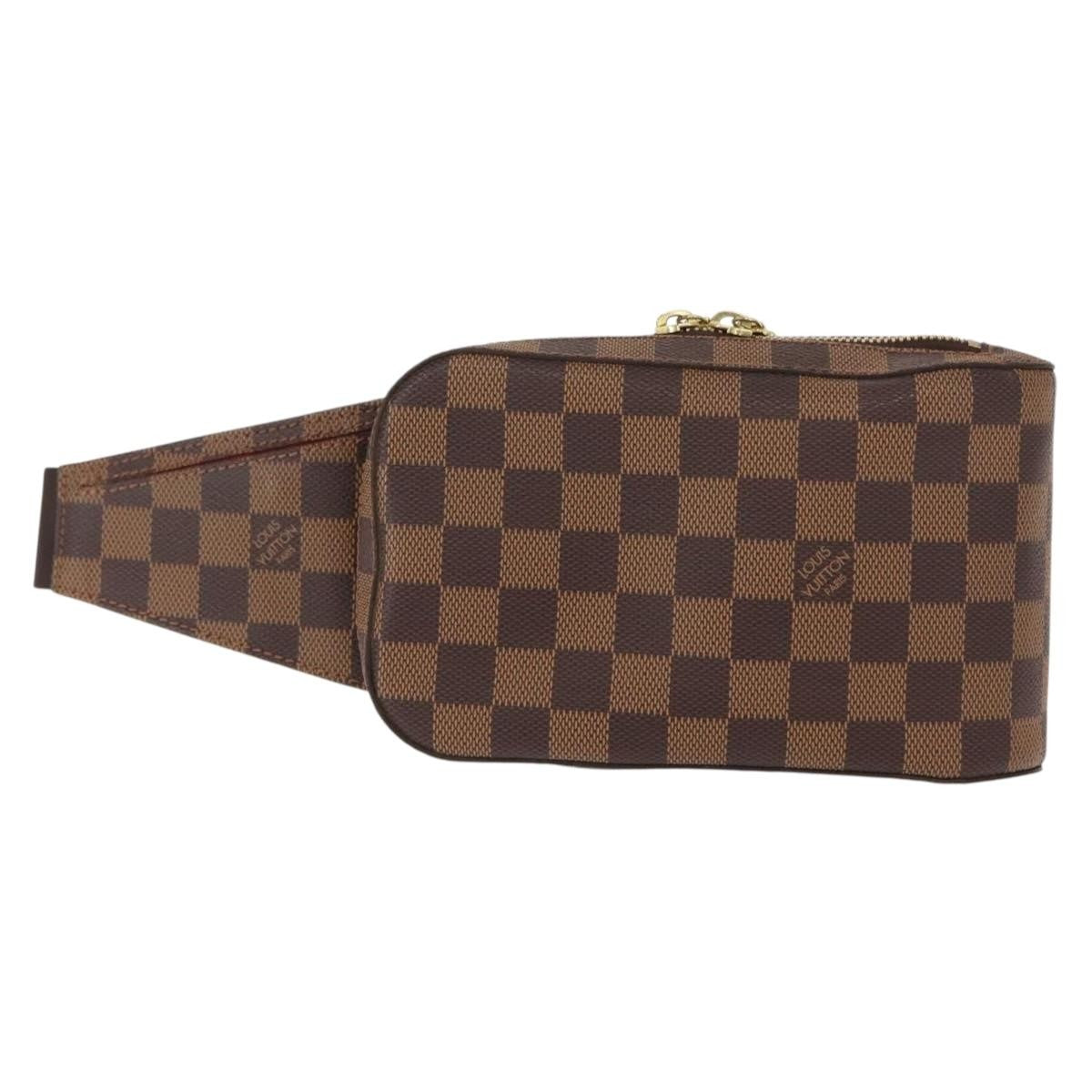 Louis Vuitton Geronimos Waist Bag Damier, BROWN, CANVAS, Shoulder bag