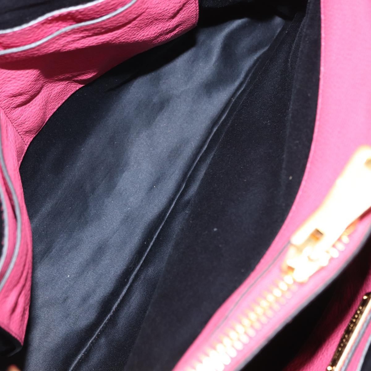 Miu Miu Phenix Convertible Tote Leather, PINK, LEATHER, Tote bag