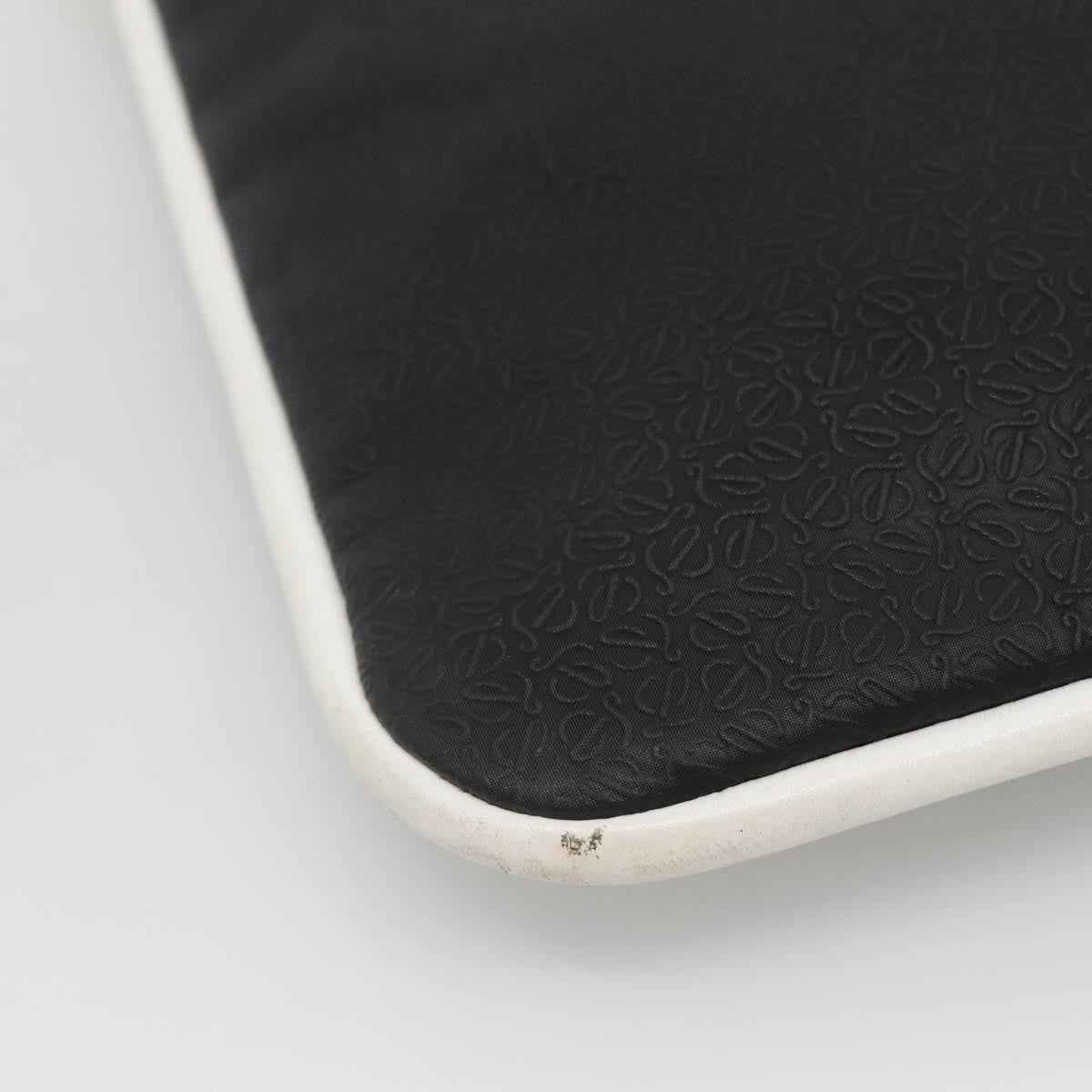 Loewe Anagram Shoulder Bag Leather, BLACK, LEATHER, Shoulder bag