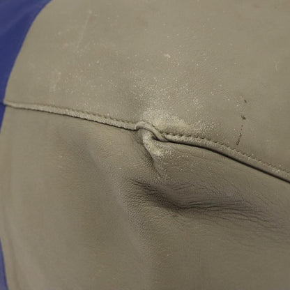 Celine Horizontal Bi-Cabas Tote Leather, BLUE, LEATHER, Tote bag