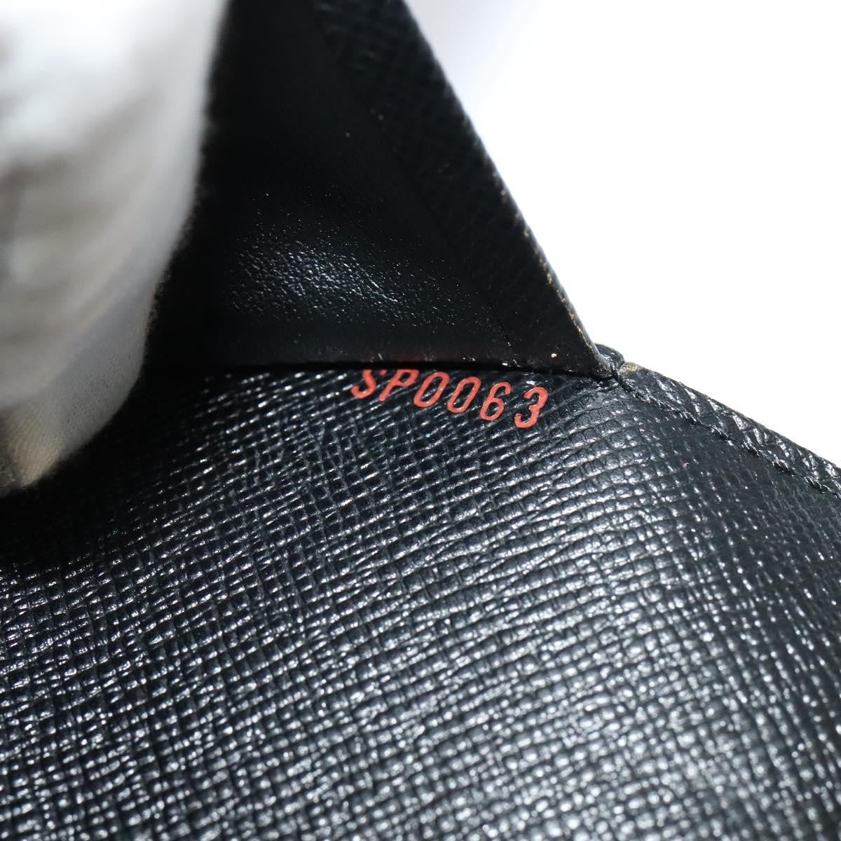 Louis Vuitton Agenda Cover Epi Leather, BLACK, LEATHER, Wallets