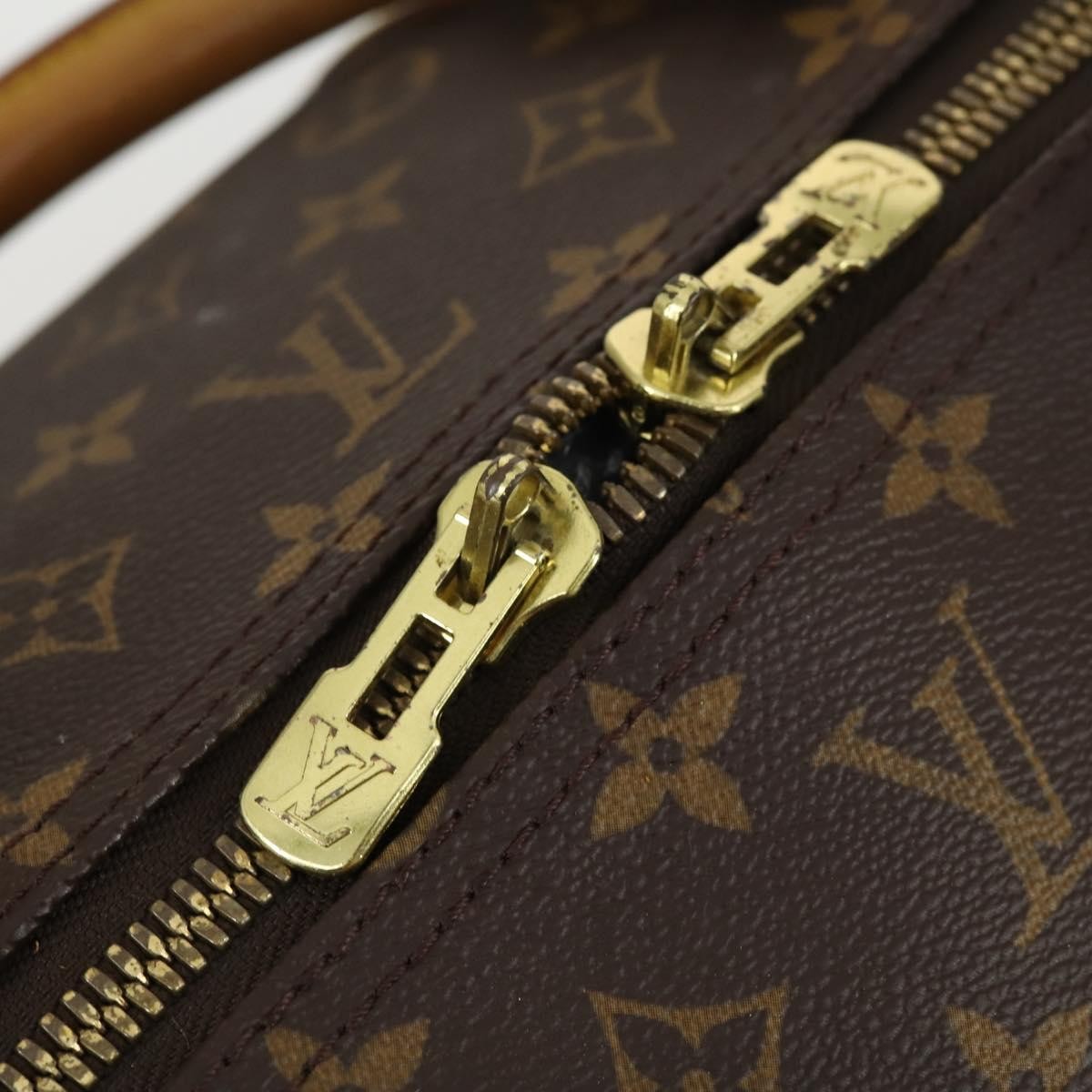 Louis Vuitton Keepall Bag Monogram Canvas, BROWN, CANVAS, Travel bag