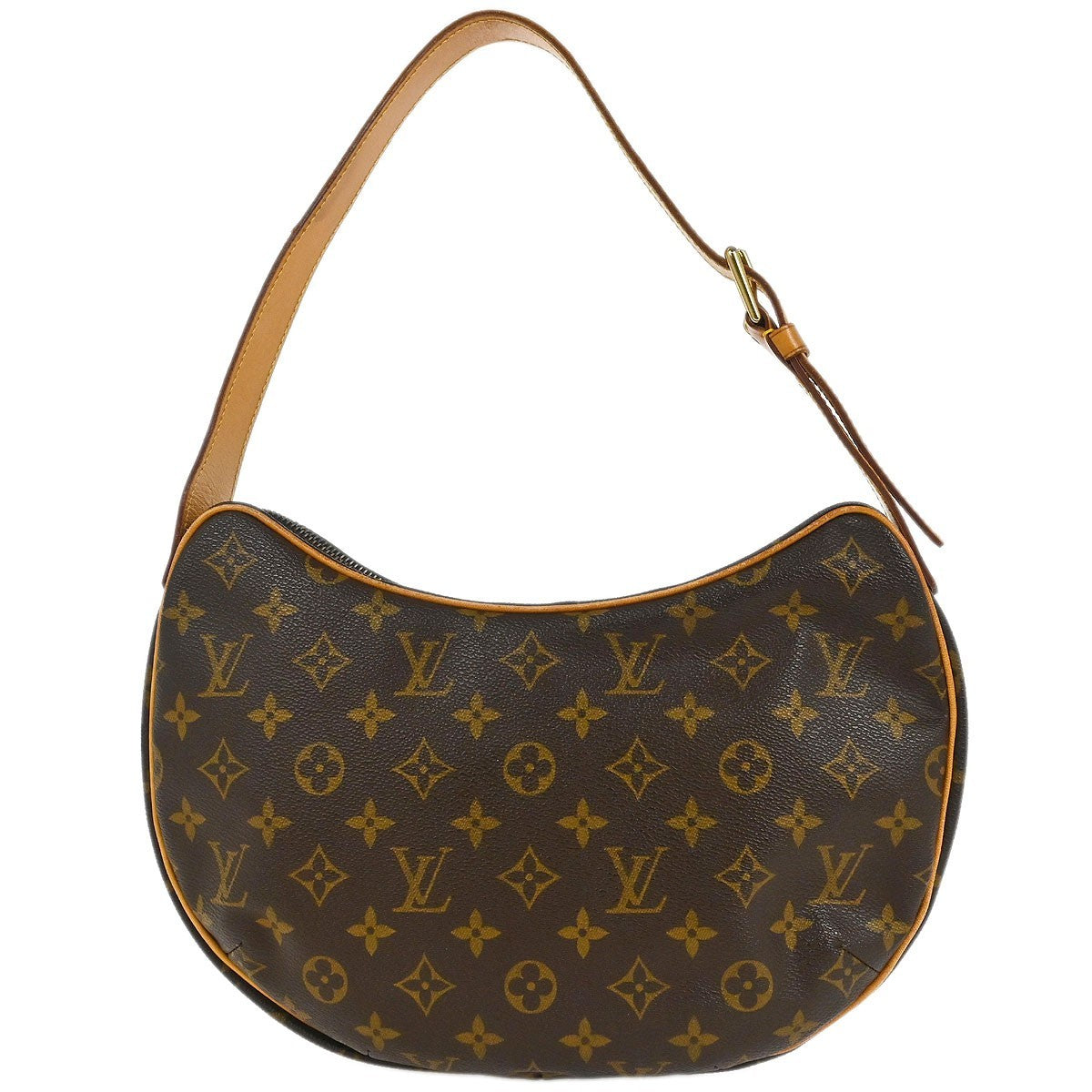 Louis Vuitton Croissant Handbag Monogram Canvas, BROWN, CANVAS, Shoulder bag