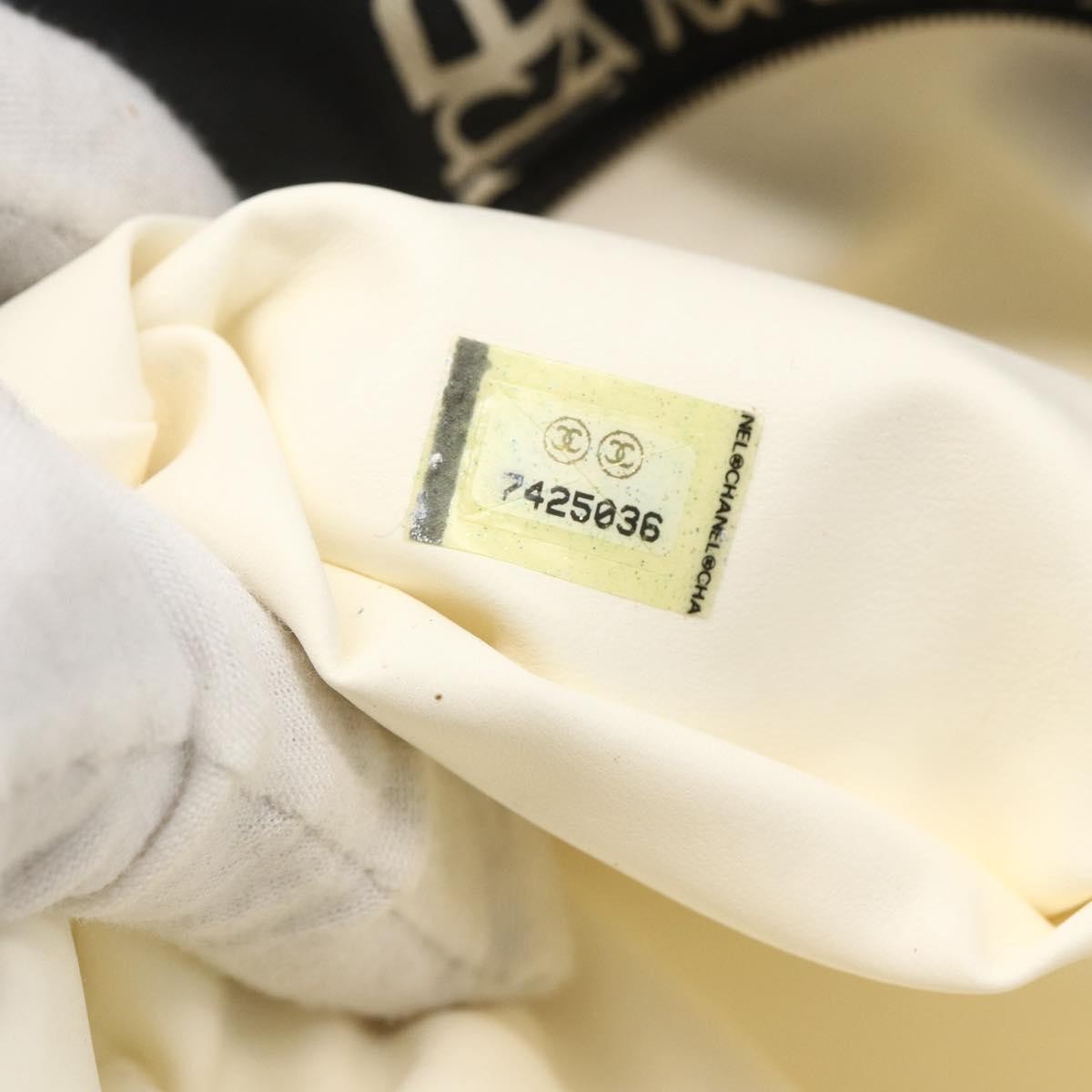 Chanel 31 Rue Cambon Beach Zip Tote Printed Canvas, BLACK, CANVAS, Tote bag