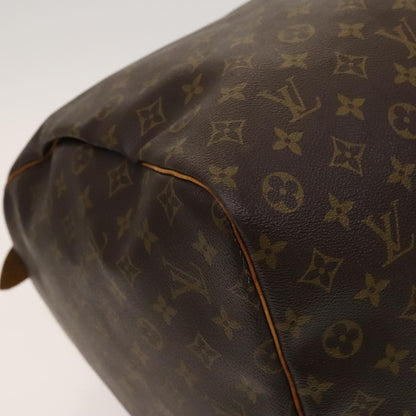 Louis Vuitton Keepall Bag Monogram Canvas, BROWN, CANVAS, Travel bag